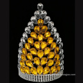 Women's Pageant Crown Baroque Crown Birthday Party Crown With Aque Big Diamond